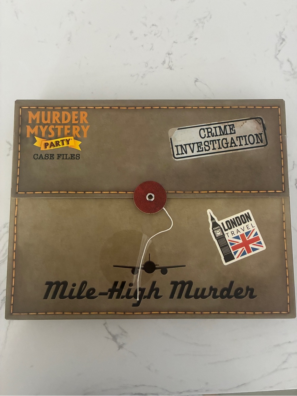 Murder Mystery Party Case Files Mile-High Murder Crime Investigation Game New